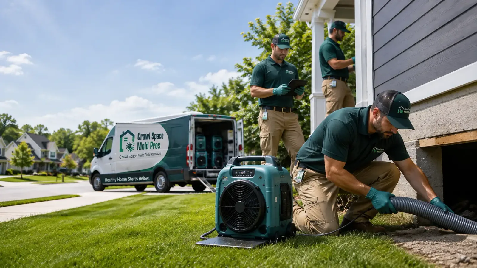 Crawl Space Mold Removal in Dayton, IA